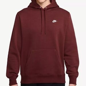 Nike Men's Burgundy Hoodie